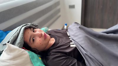 The only medicine that makes my shy stepsister feel wild is my big, firm cock.