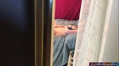 nephew inlaw caught voyeurism plumbs nasty aunt inlaw - Erin Electra