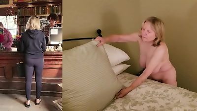 magnificent granny dressed and stripped