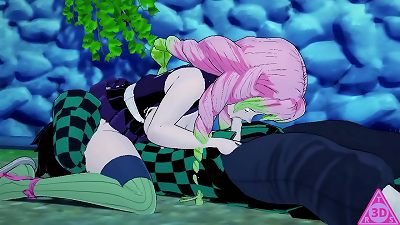 Tanjiro Mitsuri kimetsu no yaiba anime porn videos have intercourse bj handjob nasty and cum shot gameplay porn uncensored... Thereal3dstories..3