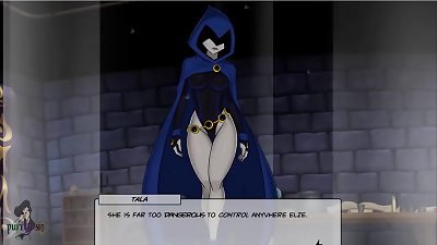 DC cartoon Something Unlimited Part 46 challenging Raven
