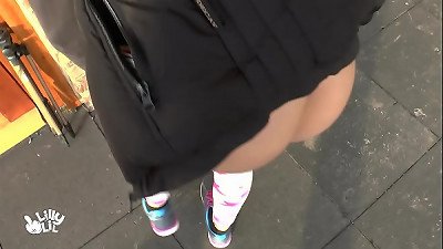 anal Public fuck with teen inexperienced  cockslut and popshot
